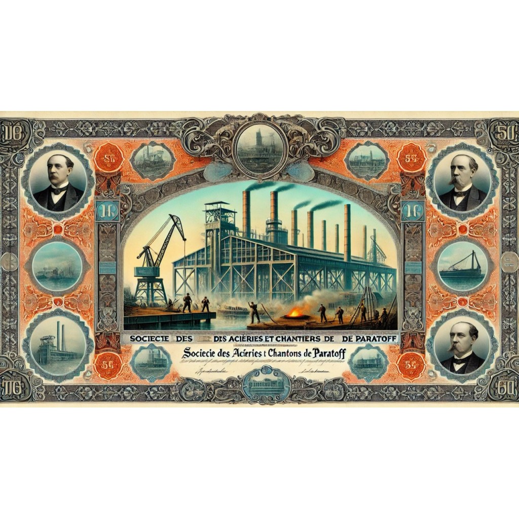 1901 - ACIERIES ET CHANTIERS DE PARATOFF