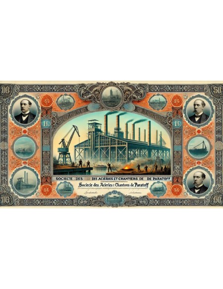 1901 - ACIERIES ET CHANTIERS DE PARATOFF