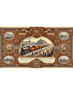 1885 - CHEMIN DE FER DE VLADICAUCASE SOC. DU - EMPRUNT 4% 2