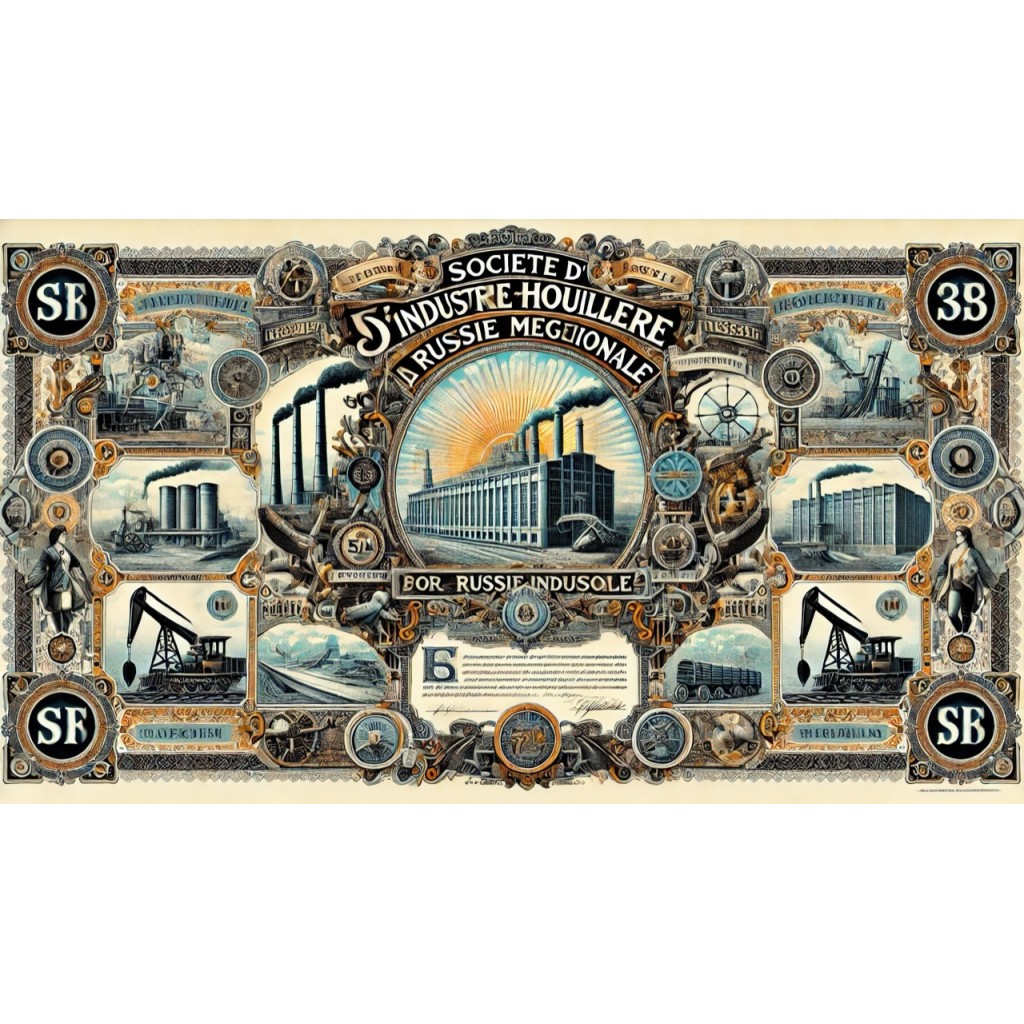 1897 - INDUSTRIE HOUILLERE DE LA RUSSIE...