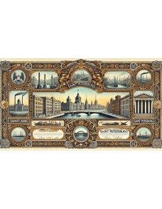 1901 - QUATRIEME EMPRUNT DE LA VILLE DE ST. PETERSBOURG,... 2