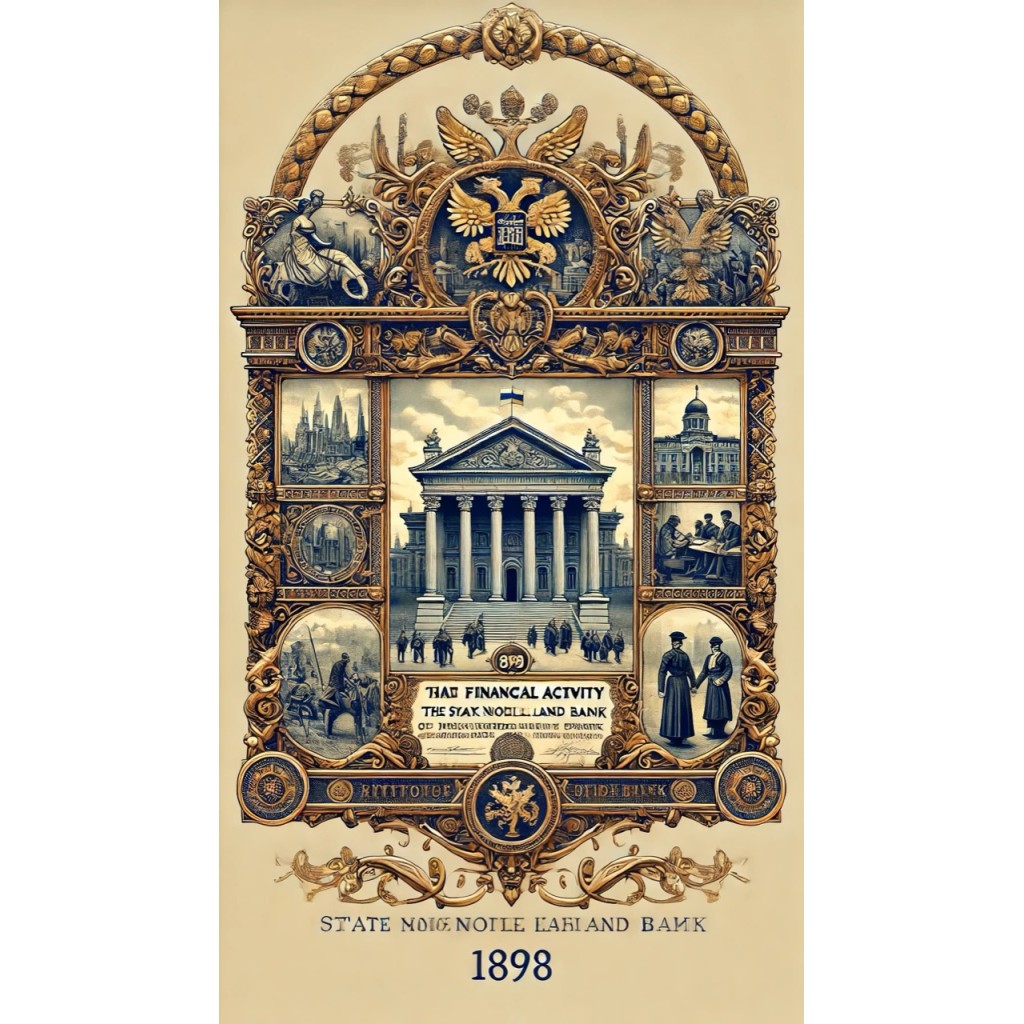 1898 - GOUVERNEMENT IMPERIAL DE RUSSIE - BANQUE...