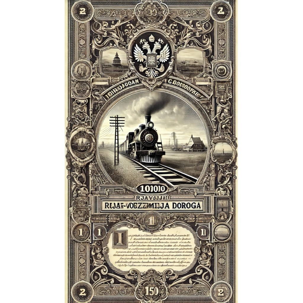 1889 - GOUVERNEMENT IMPERIAL DE RUSSIE - CHEMIN...