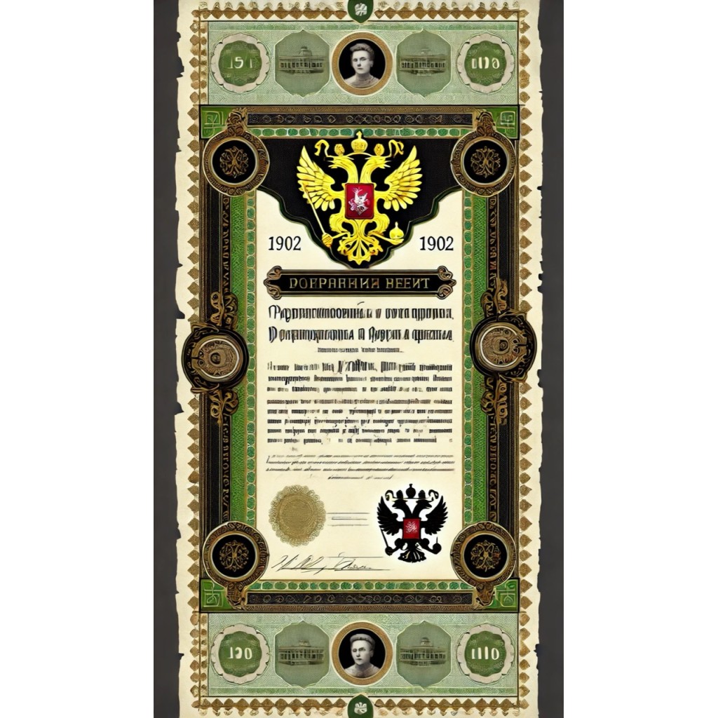 1902 - GOUVERNEMENT IMPERIAL DE RUSSIE - RENTE...