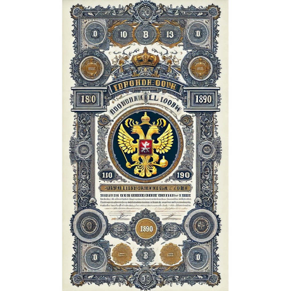 1890 - GOUVERNEMENT IMPERIAL DE RUSSIE -...