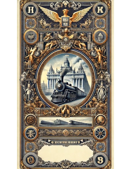 1889 - GOUVERNEMENT IMPERIAL DE RUSSIE - OBLIGATIONS CONSOLIDÉES RUSSES 4% 625 RUBLI OR DES CHEMINS DE FER, 2° SERIE (5 OBBLIG.)