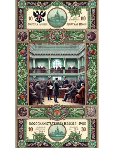 1905 - IMPERIAL GOVERNMENT OF RUSSIA 4%1/2 926 RUBLI -... 2