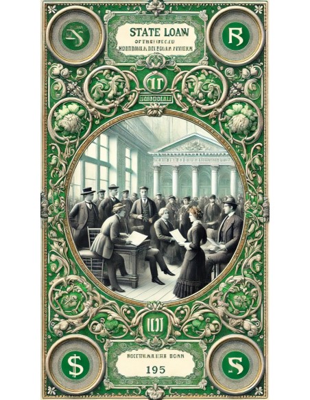 1905 - IMPERIAL GOVERNMENT OF RUSSIA 4%1/2 2315 RUBLI - ST. PETERSBURG