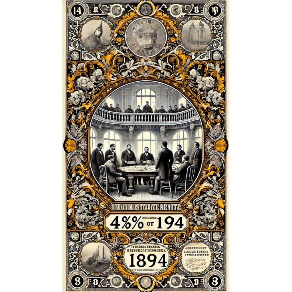 1894 - KAISERLICH RUSSISCHE REGIERUNG 4% 100...