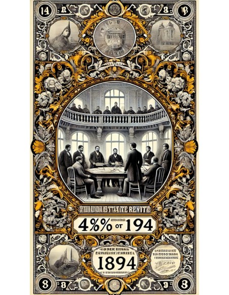 1894 - KAISERLICH RUSSISCHE REGIERUNG 4% 100 RUBLI - ST. PETERSBURG