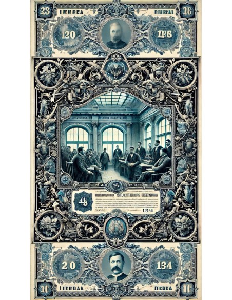 1894 - KAISERLICH RUSSISCHE REGIERUNG 4% 500 RUBLI - ST. PETERSBURG