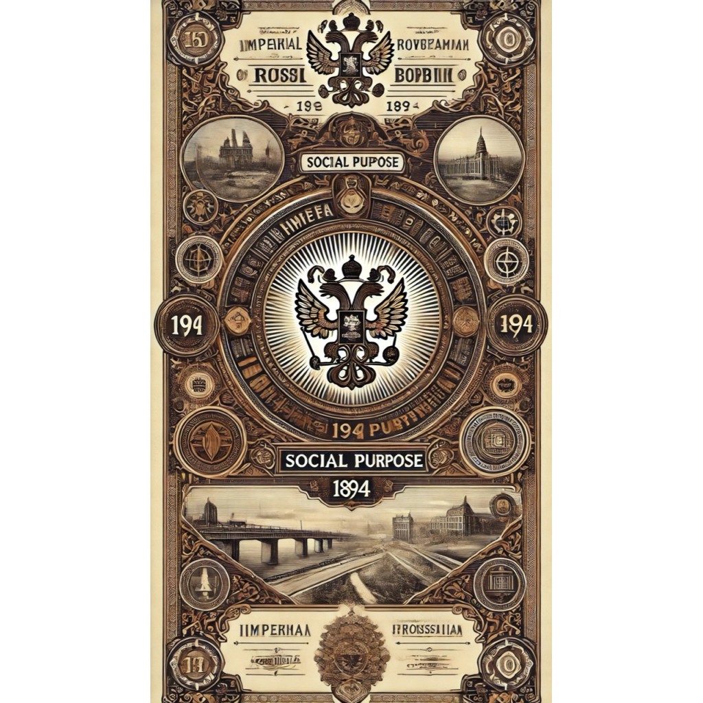 1894 - KAISERLICH RUSSISCHE REGIERUNG 4% 5.000...