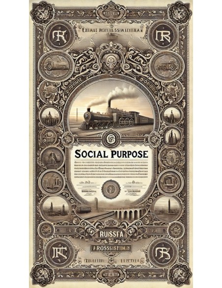 1880 -  GRANDE SOCIETE' DES CHEMINS DE FER RUSSES - 125 RUBLES