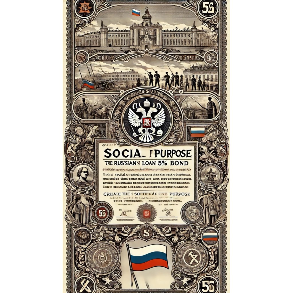 1914 - EMPRUNT INTERIEUR 5% - 1000 ROUBLES