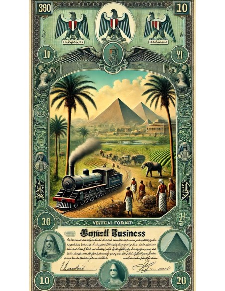 1899 - FAYOUM LIGHT RAILWAYS COMPANY - DEBENTURE 20 STERLINE