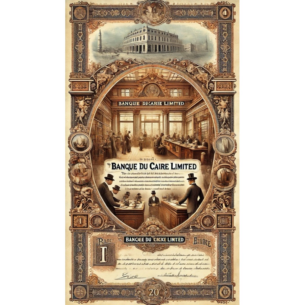 1907 - BANQUE DU CAIRE LIMITED - 10 AZIONI