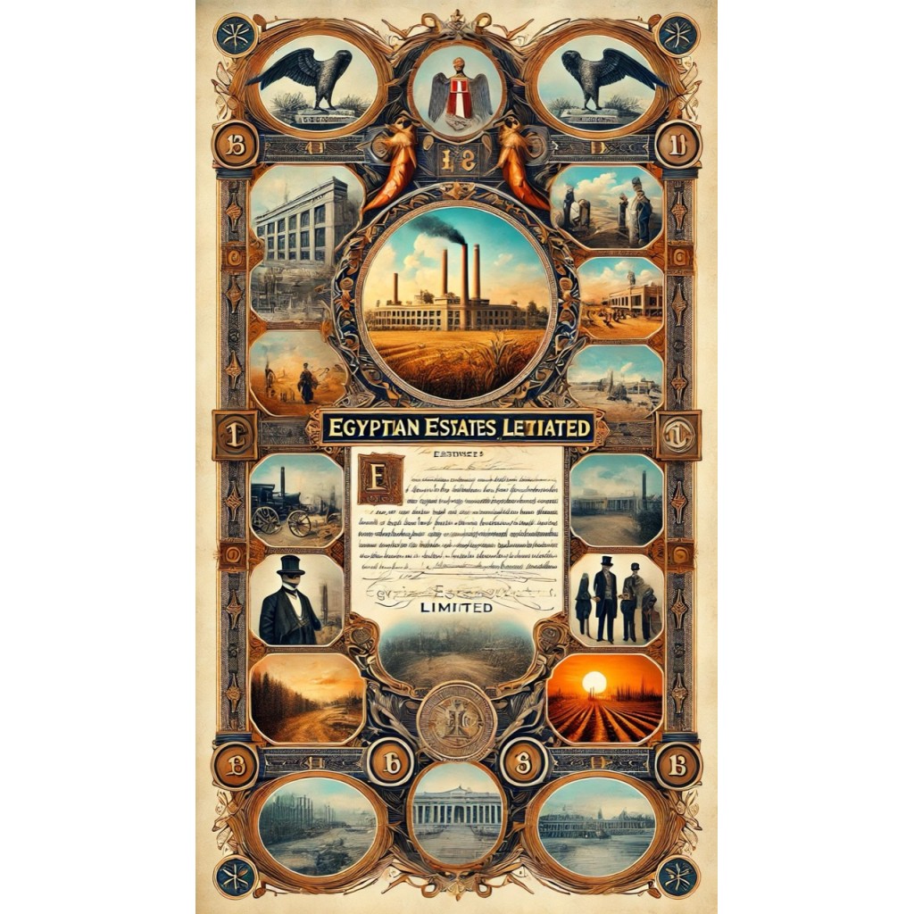 1907 - EGYPTIAN ESTATES - 5 AZIONI