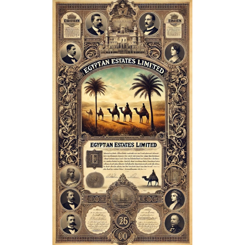 1906 - EGYPTIAN ESTATES - 50 AZIONI