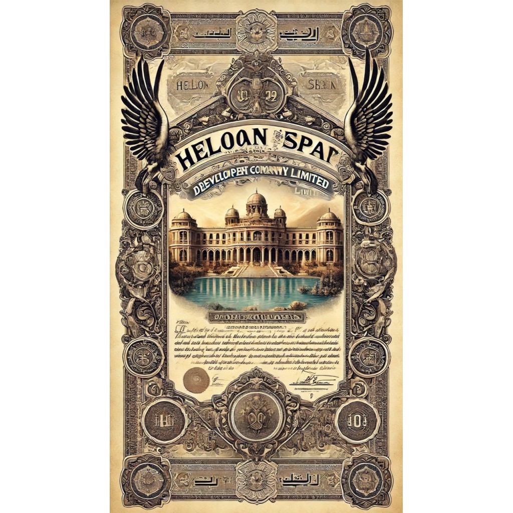 1907 - HELOUAN DEVELOPMENT COMPANY 100 AZIONI