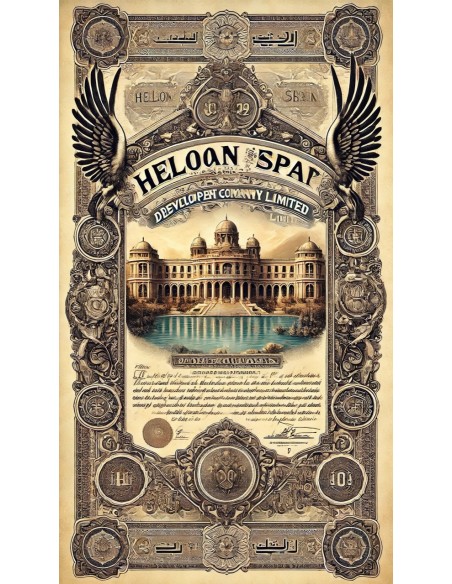 HELOUAN DEVELOPMENT COMPANY 25 AZIONI - 1907