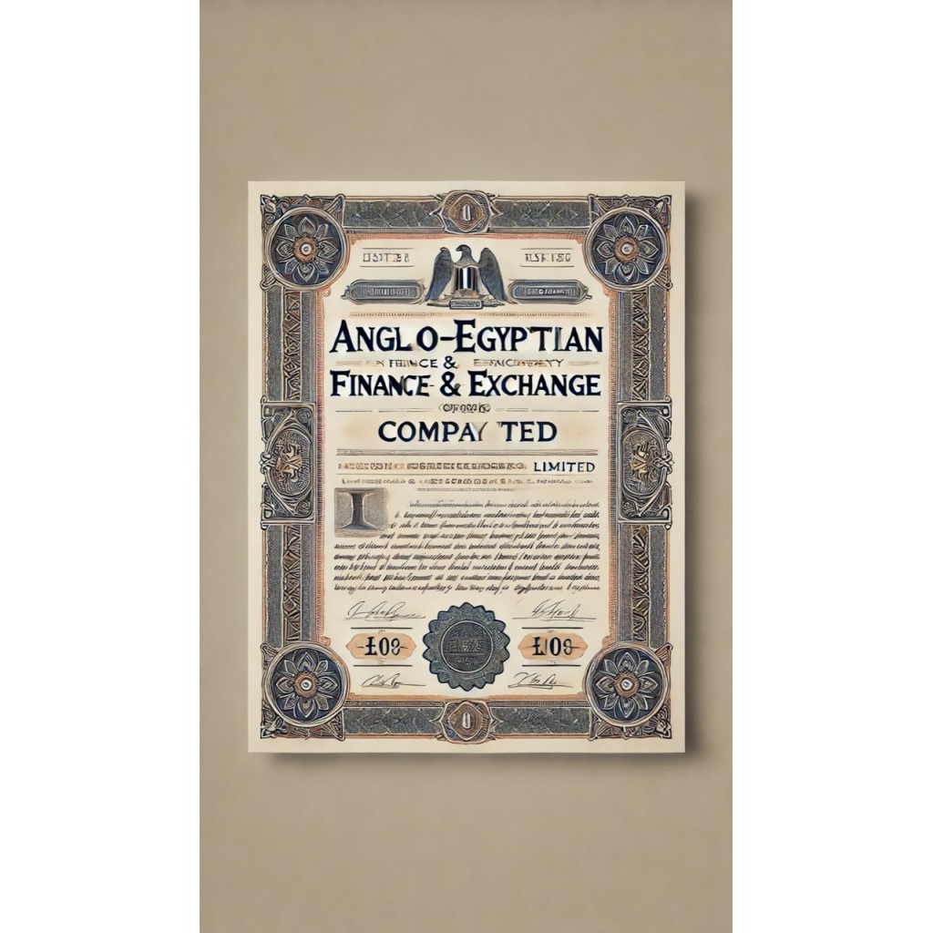 1920 - ANGLO-EGYPTIAN FINANCE AND EXCHANGE -...