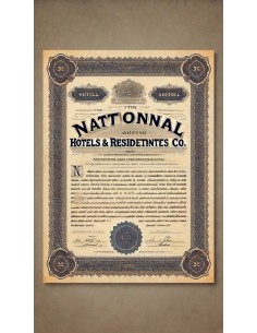 THE NATIONAL HOTELS AND RESIDENCES - AZIONI - 1905 2