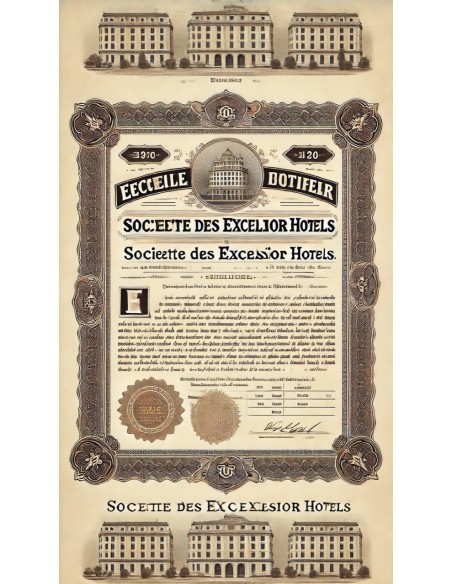 1906 - EXCELSIOR HOTELS SOC. DES
