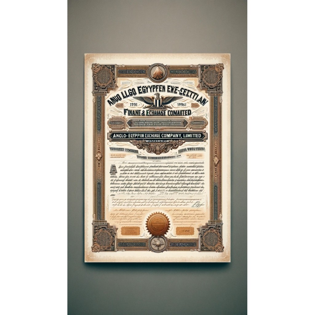 1920 - ANGLO-EGYPTIAN FINANCE AND EXCHANGE - 25...