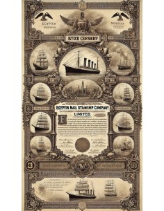 EGYPTIAN MAIL STEAMSHIP COMP. LTD 5 AZIONI 1907 2