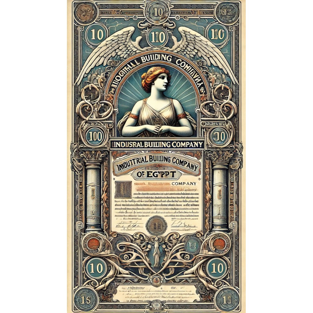 INDUSTRIAL BUILDING COMPANY - 5 AZIONI - 1912