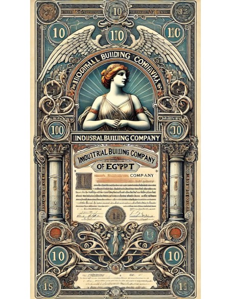 INDUSTRIAL BUILDING COMPANY - 5 AZIONI - 1912