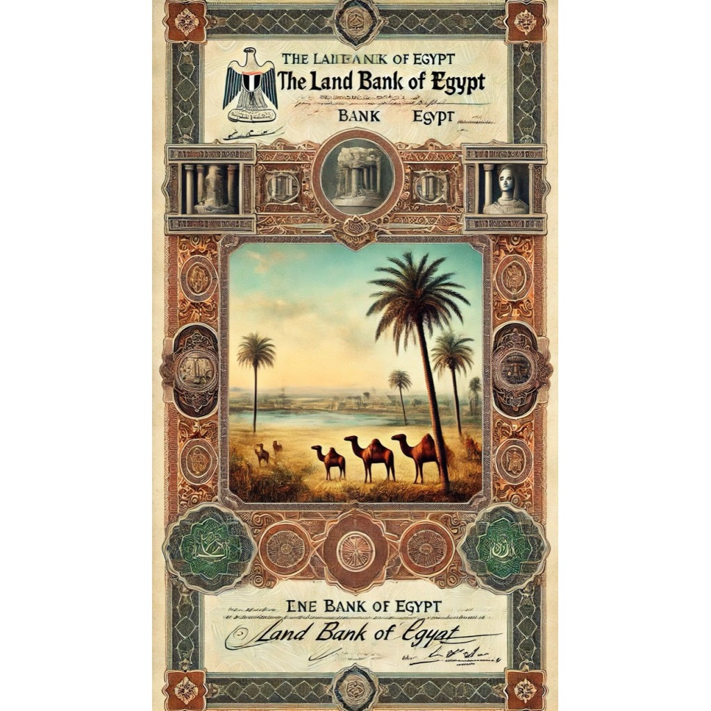 1905 - THE LAND BANK OF EGYPT - 1 AZIONE