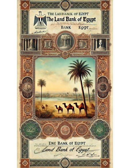 1905 - THE LAND BANK OF EGYPT - 1 AZIONE