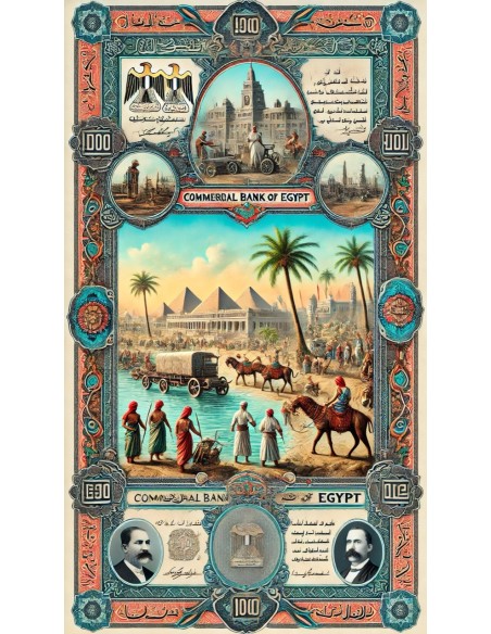 1920 - COMMERCIAL BANK OF EGYPT - 1 AZIONE