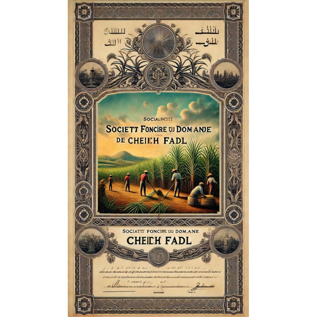 1938 - FONCIERE DU DOMAINE DE CHEIKH FADL - CAIRO