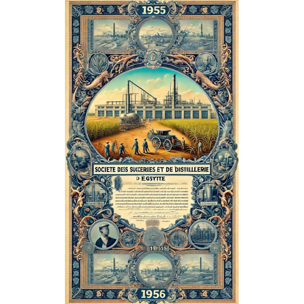 1956 - SUCRERIES ET DE DISTILLERIE D'EGYPTE - 5...