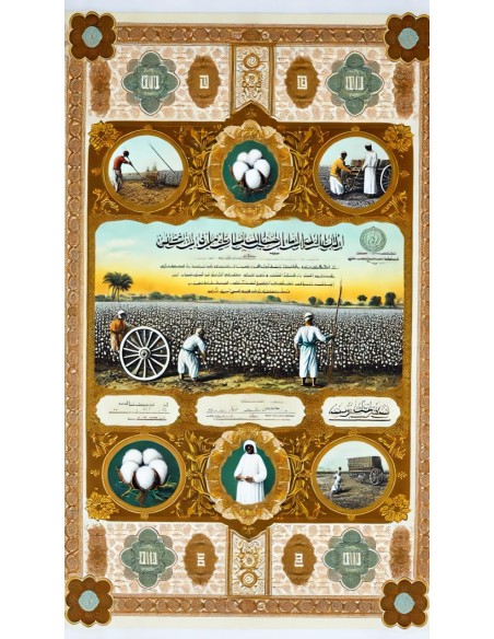 1951 - AGRICOLA DEL MEDIO ORIENTE SOC. - 10 AZIONI - CAIRO