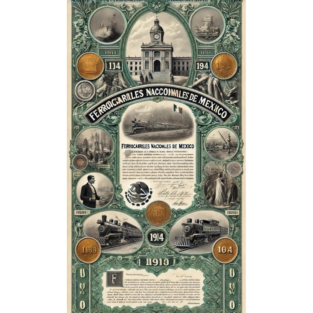 1914 - FERROCARRILES NACIONALES DE MEXICO -...