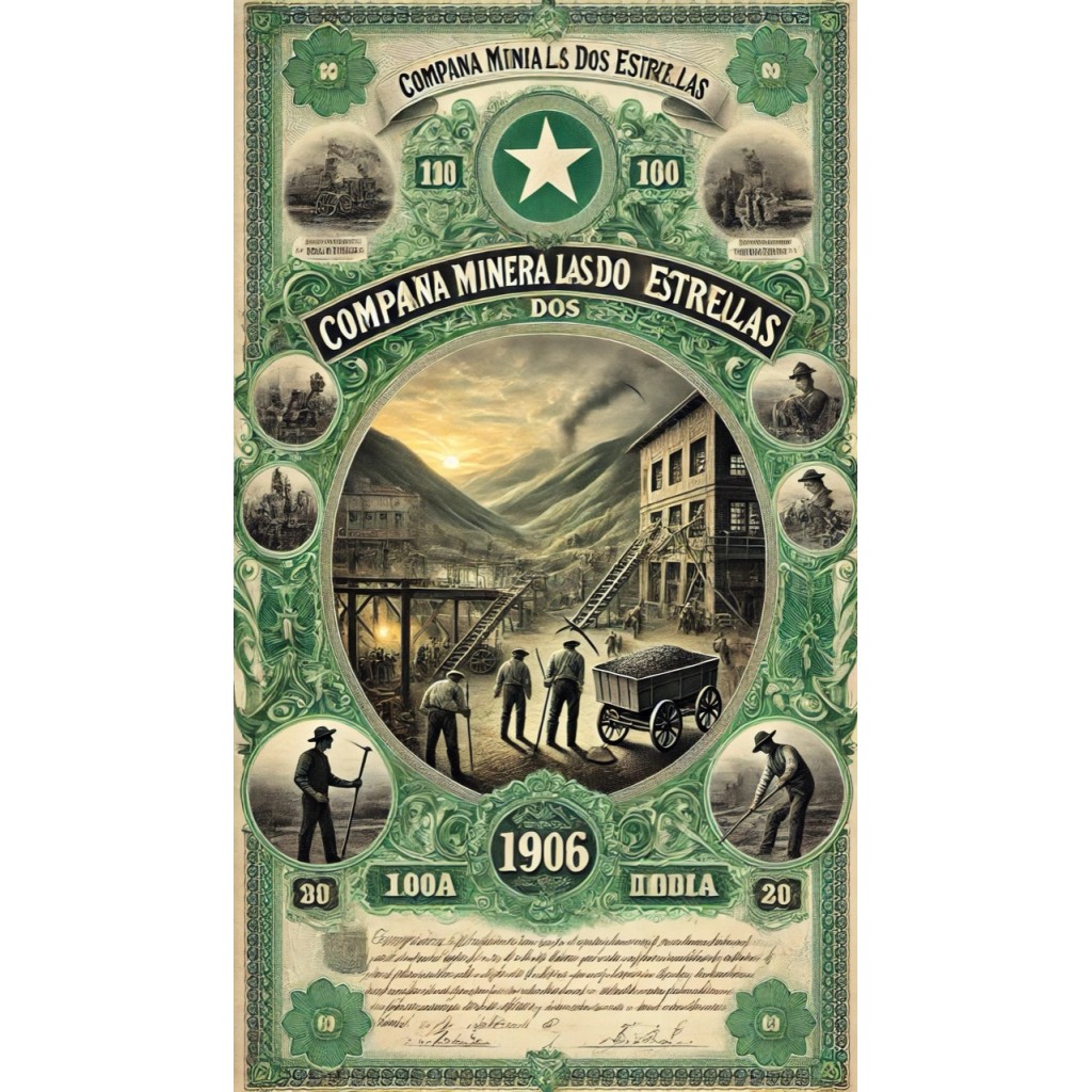 1906 - COMPANIA MINERA LAS DOS ESTRELLAS - 1...