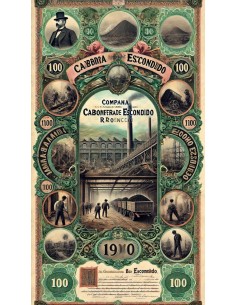 COMPANIA CARBONIFERA RIO ESCONDIDO S.A. 1 AZIONE 1910 2