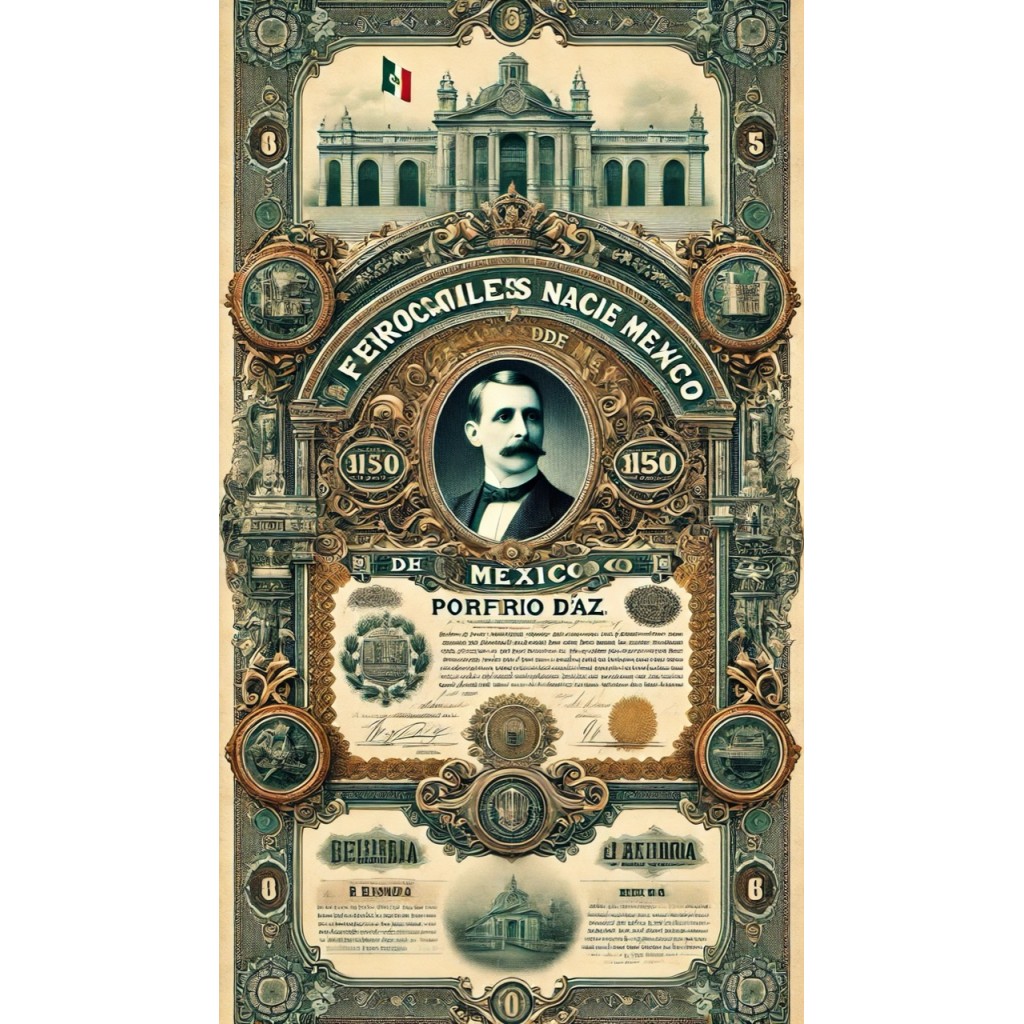 1907 - FERROCARRILES NACIONALES DE MEXICO 100...