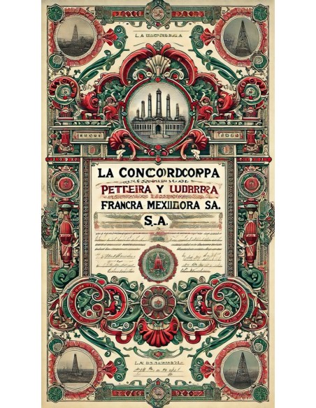 1914 - LA CONCORDIA - COMP. PETROLERA Y URBANIZADORA £ 5