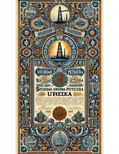 1918 - EUREKA SOC. ANONIMA PETROLERA (500 AZIONI) 2