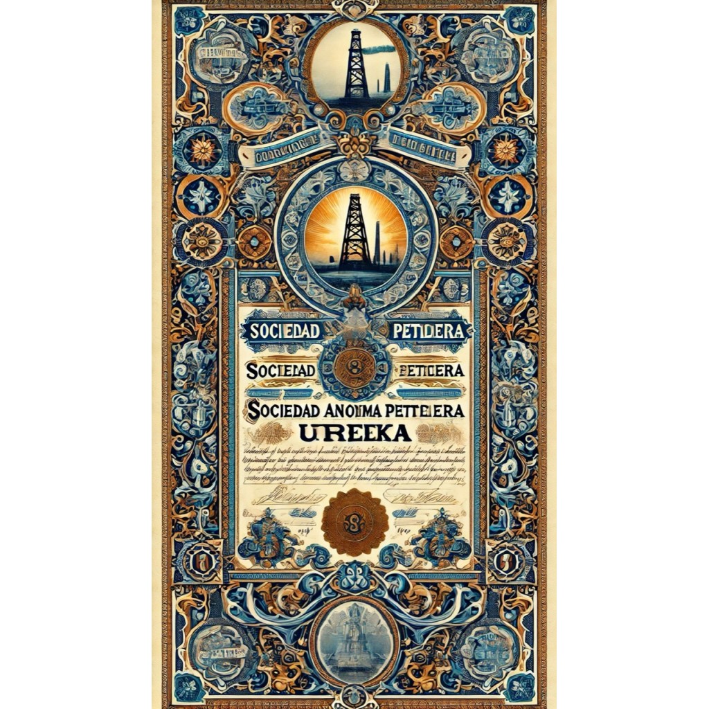 1918 - EUREKA SOC. ANONIMA PETROLERA (500 AZIONI)