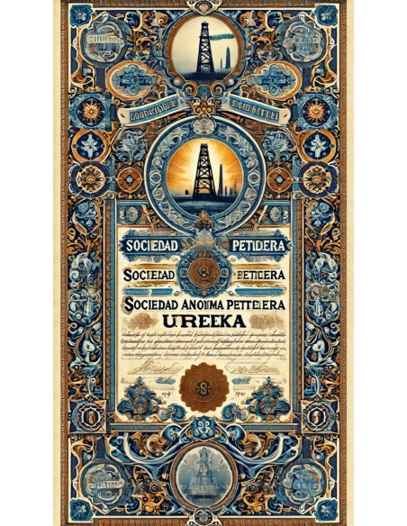 1918 - EUREKA SOC. ANONIMA PETROLERA (500 AZIONI)