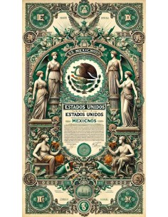 1898 - REPUBLICA MEXICANA 5% ESTADOS UNIDOS MEXICANOS... 2