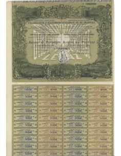 COMP. NAPOLITANA D'ILLUMINAZIONE E SCALDAMENTO - AZIONE NAPOLI 1862
