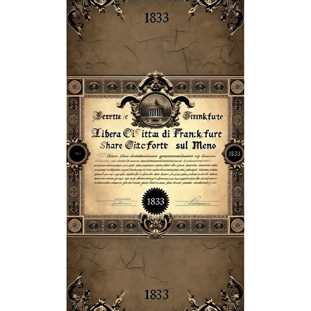 1833 - PROSPETTO DISTRIBUZIONE AZIONI -...