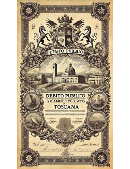 1859 - DEBITO PUBBLICO DEL GRANDUCATO DI TOSCANA R.D. 03/11/1852