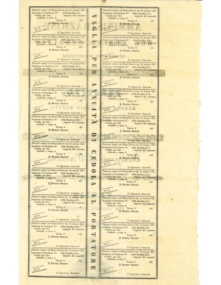 1831 - VAGLIA - AMMINISTRAZIONE DEL DEBITO  PUBBLICO - TORINO
